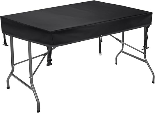 TOHONFOO Rectangular Folding Table Cover - Waterproof Anti-UV Outdoor Table Covers - Outdoor Table Cover 72" L x 30" W x 6" H