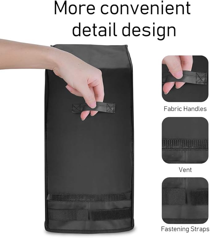 Grill Cover 55 Inch, Heavy Duty Waterproof BBQ Cover, Gas Grill Cover for Weber, Char-Broil, Brinkmann, 55" W x 23" D x 42" H