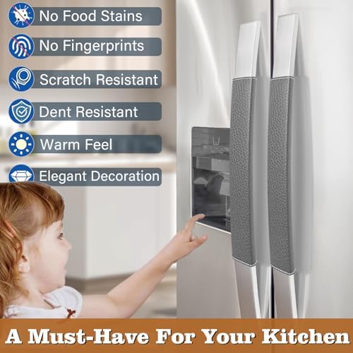 Refrigerator Handle Covers, Adjustable Appliance Handle Covers, Keep Your - Image 3