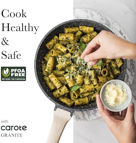 CAROTE 26pcs Nonstick Pots and Pans Set, Cookware Sets, - Image 4