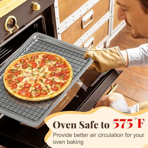 2 PCS Grid Wire Baking Cooling Racks - Image 5