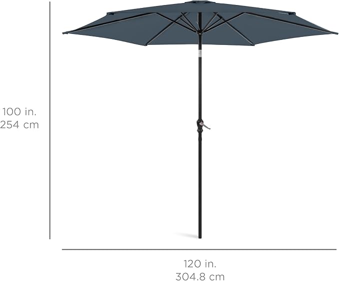 Best Choice Products 10ft Outdoor Patio Umbrella, Outdoor Table Umbrella - Image 7