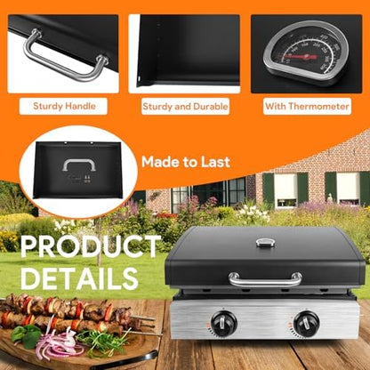 Upgrade Griddle Lid & Cover for Blackstone 22" 1666 2203 2304 - Image 4