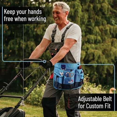 UNCO- Adjustable Gardening Belt, 5 Pockets, Cut and Water Resistant, Garden - Image 5