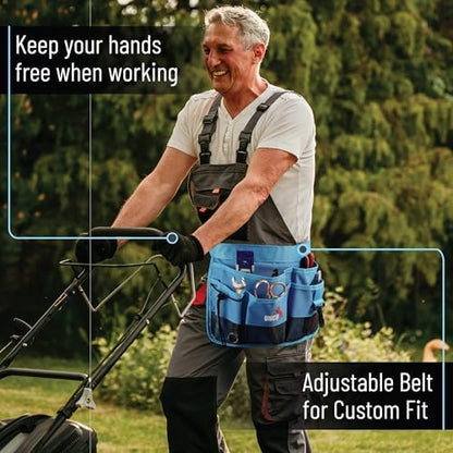 UNCO- Adjustable Gardening Belt, 5 Pockets, Cut and Water Resistant, Garden - Image 5