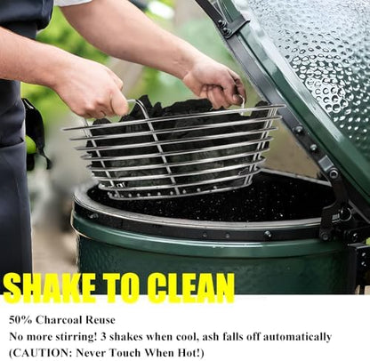 Charcoal Ash Basket for Large Big Green Egg & Kamado Joe Classic - Image 3