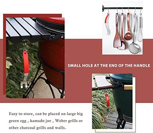 Vankey Cooking Grill Grate Lifter, Carbon Steel Grill Grate Lifter Gripper - Image 7