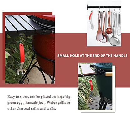Vankey Cooking Grill Grate Lifter, Carbon Steel Grill Grate Lifter Gripper - Image 7