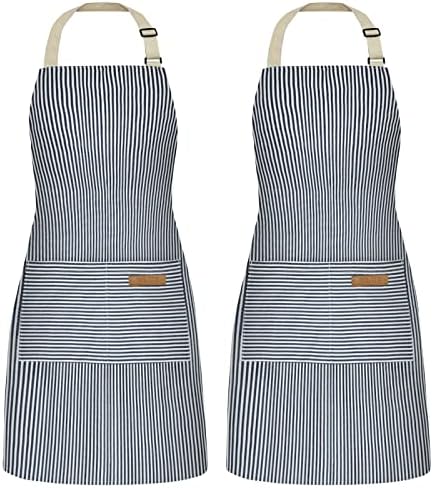 NLUS 2 Pack Cooking Aprons for Women by NLUS