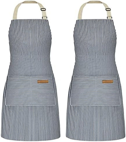 NLUS 2 Pack Cooking Aprons for Women by NLUS