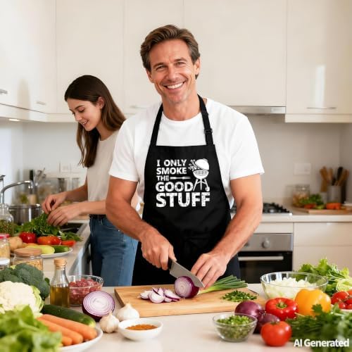 Kaidouma Funny Grilling Aprons for Men Dad - Image 2