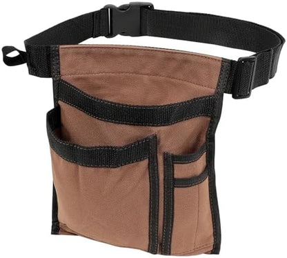 5-Pocket Tool Belt for Men, Durable Canvas Construction, Adjustable Belt by WelcometoJOINDO