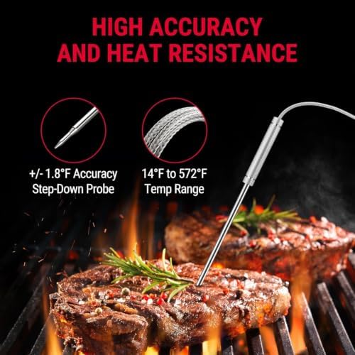 TempPro TempSync 500FT Wireless Meat Thermometer - Image 5