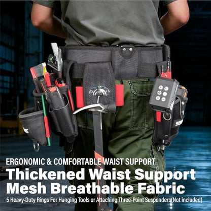 HAUTMEC Heavyweight 4-In-1 Tool Belt, Enhanced 1680D Padded Work Belt - Image 5