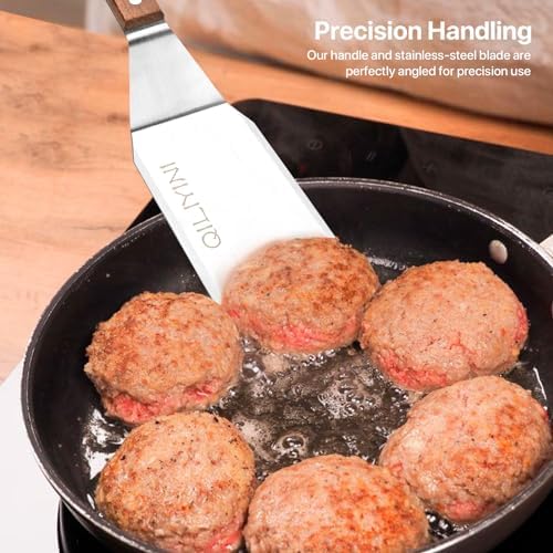 2 Pcs Stainless Steel Spatula Turner - Image 5