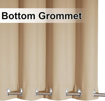 NICETOWN Waterproof Patio Outdoor Curtain and Drape, Extra Wide and Long W100 x - Image 5