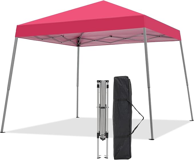 10x10FT Slant Leg Pop Up Canopy Tent, Portable Outdoor Shelter | 10x10FT Base by Oneofics