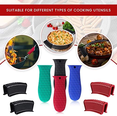 Patelai 8Pcs Silicone Cast Iron Handle Cover - Image 6