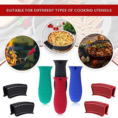 Patelai 8Pcs Silicone Cast Iron Handle Cover - Image 6