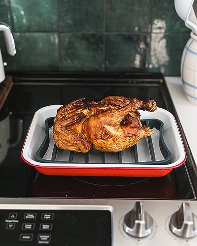 The Silicone Kitchen Silicone Roasting Rack Pan Extra Large, Dishwasher Safe - Image 2