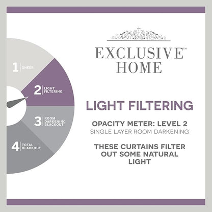 EXCLUSIVE HOME Cabana Solid Indoor/Outdoor Light Filtering Hook-and-Loop Tab - Image 9