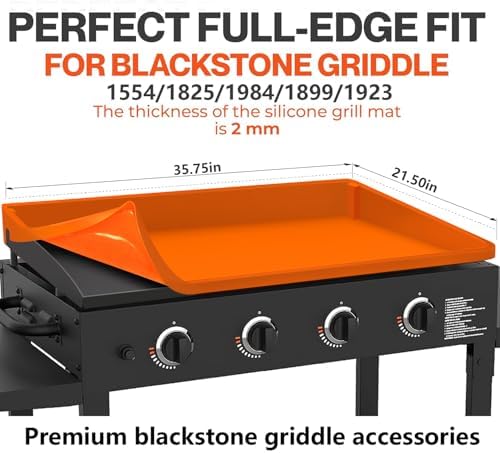 36" Upgraded Extra-Thick Silicone Griddle Mat - Image 4