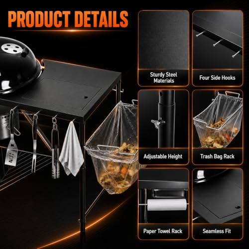 QuliMetal Upgraded Grill Side Table - Image 4