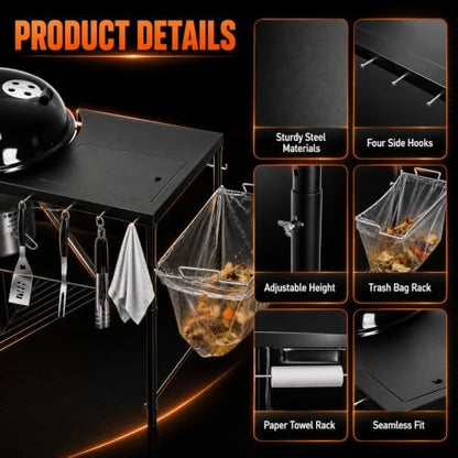 QuliMetal Upgraded Grill Side Table - Image 4