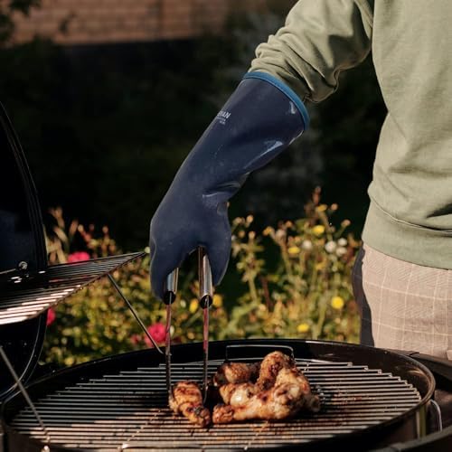 DEYAN Silicone BBQ Grill Gloves, Heat Resistant Oven Mitts - Image 6