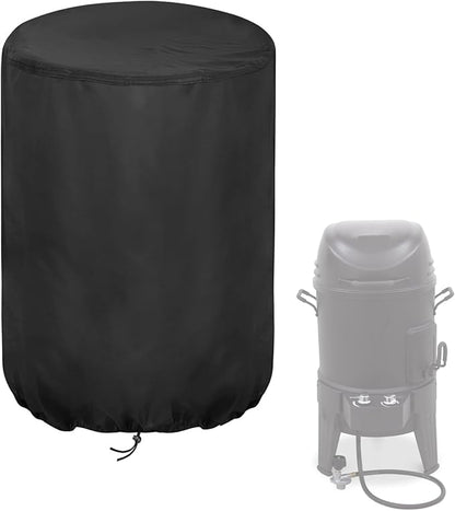 Smoker Cover Fit for Charbroil The Big Easy TRU-Infrared 3-in-1 Smoker, Waterproof Grill Cover Outdoor Smoker Covers (23" D x 23.5" W x 36" H)
