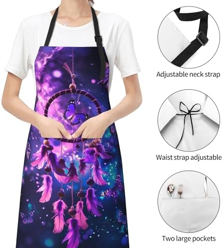 Artist Painting Apron with 2 Pockets Painters Art Aprons Gifts - Image 2