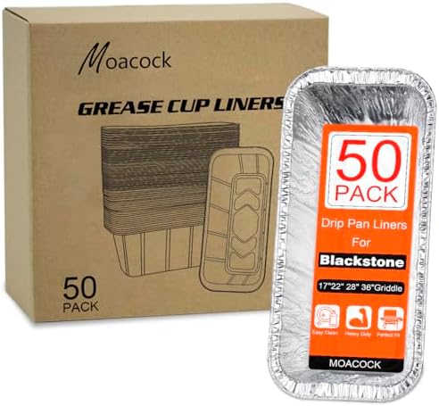 MOACOCK 50 Pack Drip Pan Compatible by MOACOCK