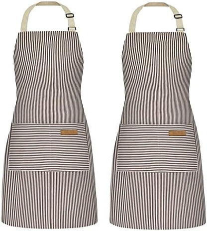 NLUS 2 Pack Cooking Aprons for Women by NLUS