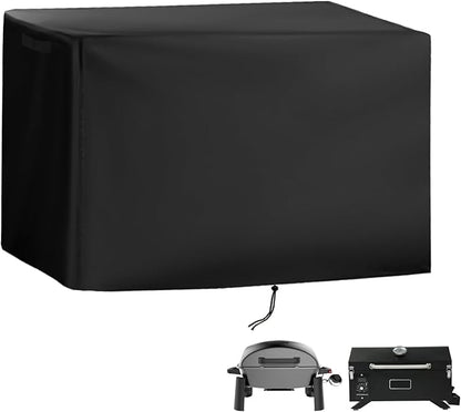 Grill Cover for Nexgrill 1-Burner Portable Propane Gas Grill 820-BC002, Heavy-Duty 600D Tabletop BBQ Cover for Country Smokers Pellet Grill GS150PPG