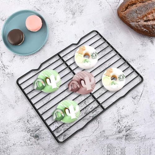 Adorila 2 Pack Cooling Rack for Baking, 8.3" x 11.4" Stainless Steel Grill Rack - Image 5