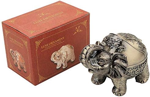 LAUYOO Metal Elephant Ashtray - Image 6