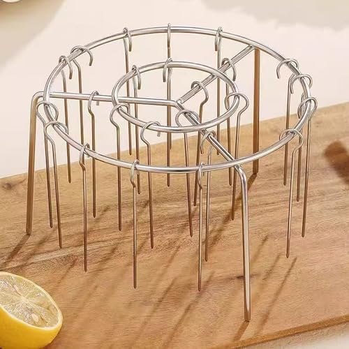2026 New Air Fryer Grill Skewer Rack, Stainless Steel BBQ Kabob Set, 24 - Image 7