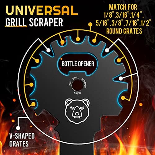 Grilling Gifts for Men Stocking Stuffers BBQ Grill Scraper: Women Gifts for - Image 4