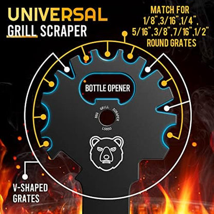 Grilling Gifts for Men Stocking Stuffers BBQ Grill Scraper: Women Gifts for - Image 4