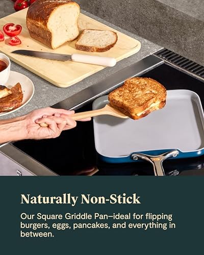 Caraway 11" Non-Stick Square Griddle Pan - Image 5