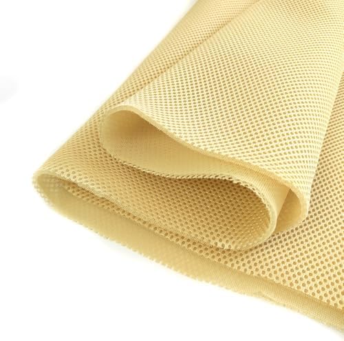 Speaker Grille Cloth Stereo Mesh Fabric Yellow, 55x40 in - Image 5