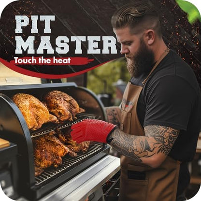 KITCHEN PERFECTION Silicone Smoker BBQ Gloves - Image 2