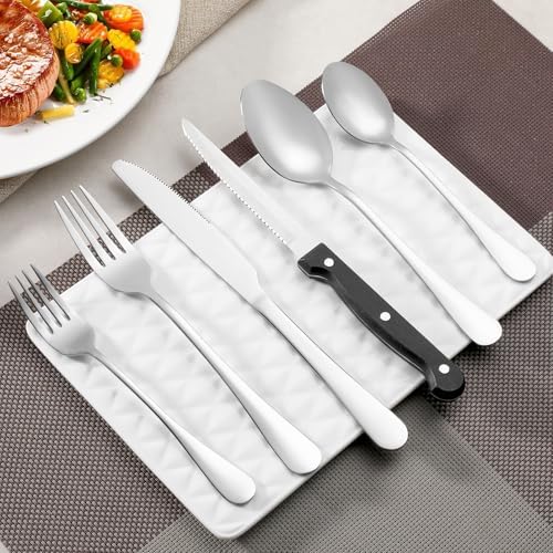 36 Piece Dinner Forks Set, Food-Grade Stainless Steel Forks Silverware - Image 6