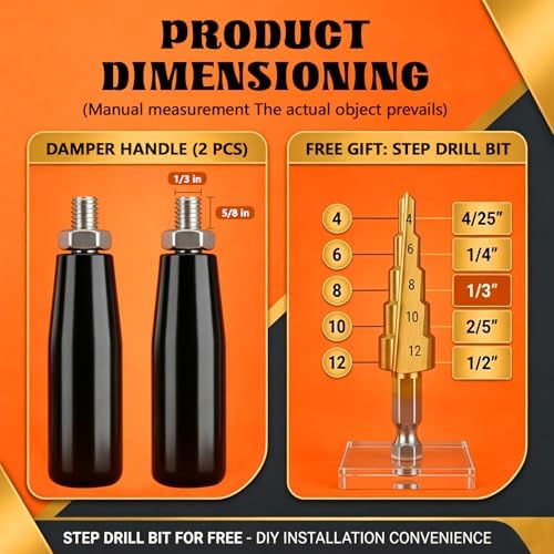 2-Pack Cool Touch Damper Handle - Image 2