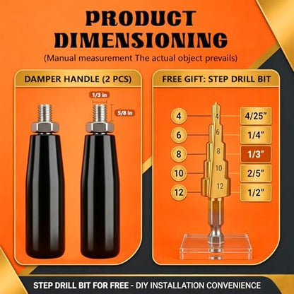 2-Pack Cool Touch Damper Handle - Image 2