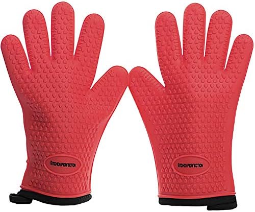 KITCHEN PERFECTION S Silicone Smoker BBQ Gloves by Kitchenperfection