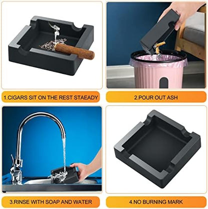 Cigar Ashtray, Silicone Outdoor Ashtray - Image 6