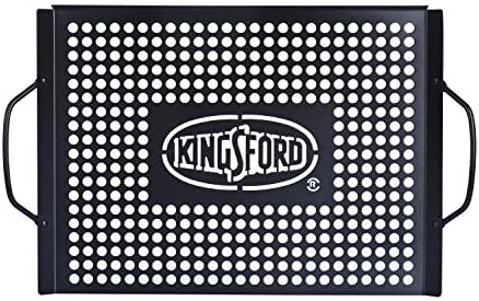 Kingsford Non-Stick Carbon Steel Grill Topper Pan, 15.55 x 11.05 in by Kingsford