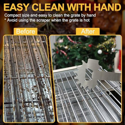 2 BBQ Grill Scraper, Stocking Stuffers - Image 2
