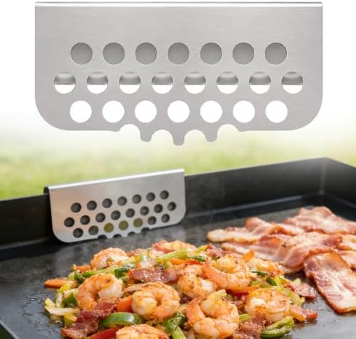 Griddle Accessories of Blackstone Grease Gate Blocker by LHYGCEE